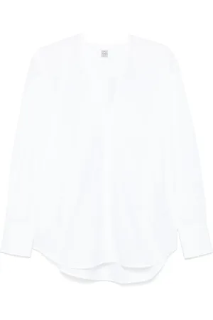 Totême Bluse med V-hals