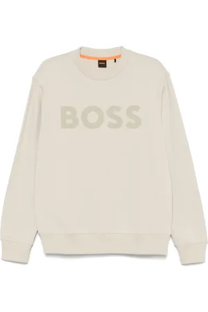 HUGO BOSS Sweater med logostempel