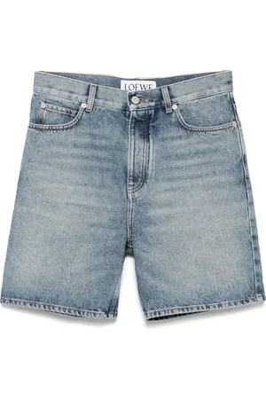 Loewe Denimshorts med logomærke