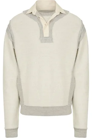 Maison Margiela Polo med tekstureret finish