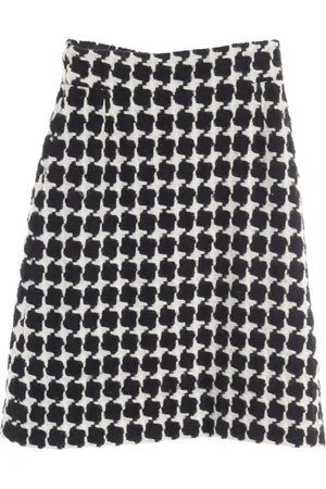 CHANEL Ternet Nnederdel med A-snit fra 1986-1988