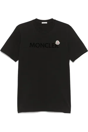 Moncler T-shirt med flock-logo