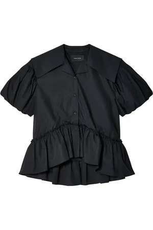 Simone Rocha Cropped skjorte med sømands-puf