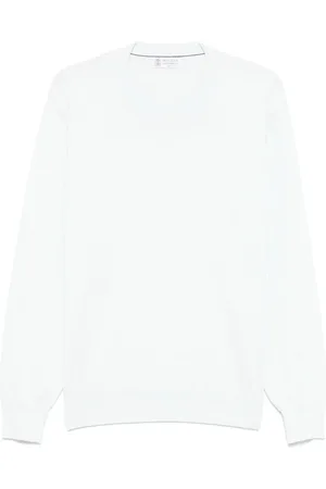 Brunello Cucinelli Finstrikket T-shirt