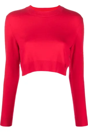 Patou Cropped trøje med broderet logo