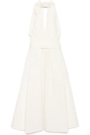 Elie saab Mellemlang kjole med broderi