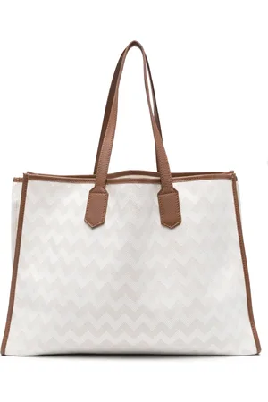 ELEVENTY Chevron-tote