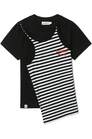 Charles Jeffrey Loverboy T-shirt med logotryk