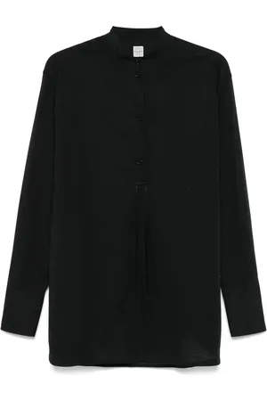 Totême Bluse med opretstående krave