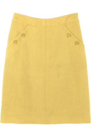CHANEL Tekstureret nederdel fra 1986-1988