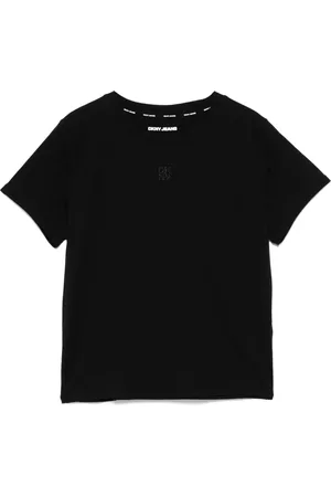 DKNY T-shirt med logobroderi