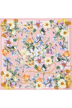Dolce & Gabbana Tørklæde med blomstertryk