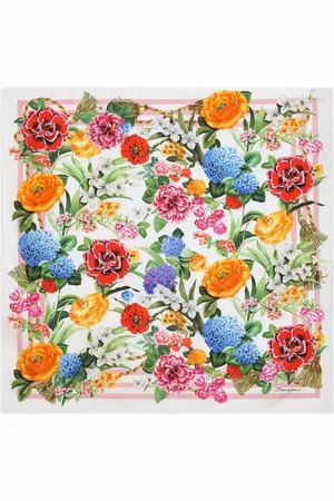 Dolce & Gabbana Tørklæde med blomstertryk