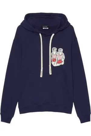 Msgm Hættetrøje med mærkedetalje