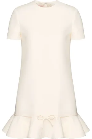VALENTINO GARAVANI Peplum-kjole med sløjfedetalje
