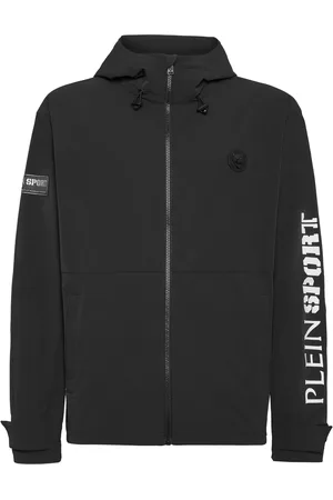 Philipp Plein Jakke med hætte og logotryk