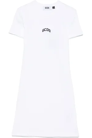 GCDS Kort kjole med broderet logo