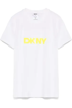 DKNY T-shirt med logoapplikation