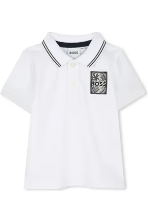 HUGO BOSS Polo med broderet logo
