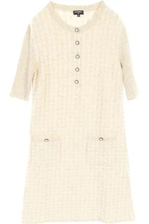 CHANEL Kjole i tweed fra 1986-1988