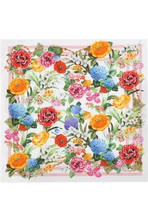 Dolce & Gabbana Tørklæde med blomstertryk