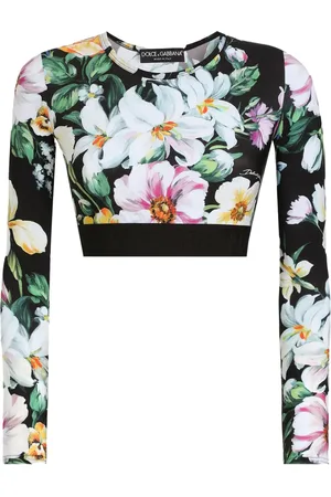Dolce & Gabbana T-shirt med blomstertryk