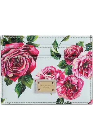 Dolce & Gabbana Kortholder med blomstertryk