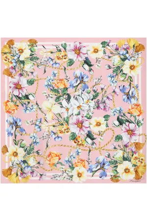 Dolce & Gabbana Tørklæde med blomstertryk