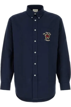 Drôle de Monsieur La Chemise Slogan Fleurs skjorte