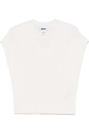 DKNY Ribstrikket vest