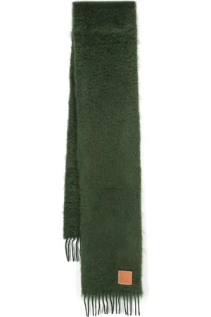 Loewe Tørklæde i mohair-blanding med præget anagram