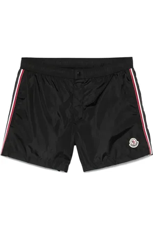 Moncler Badeshorts med trefarvet kant