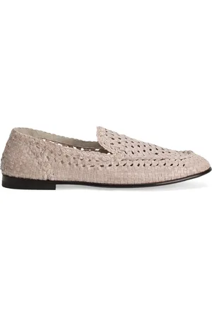 Dolce & Gabbana Vævede loafers i læder