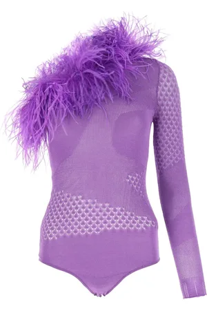 verguenza Bodysuit med fjerdetalje