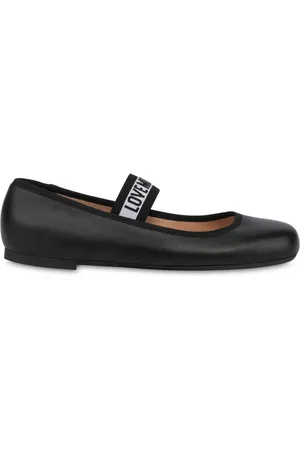 Moschino Flade ballerinaer med logorem