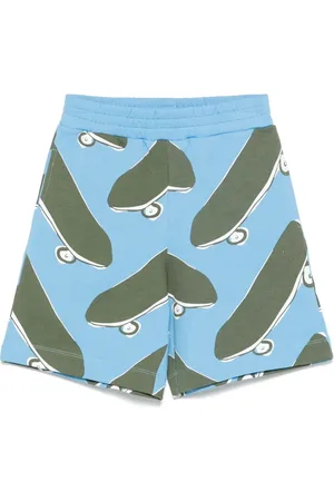 Stella McCartney Shorts med skateboard-tryk