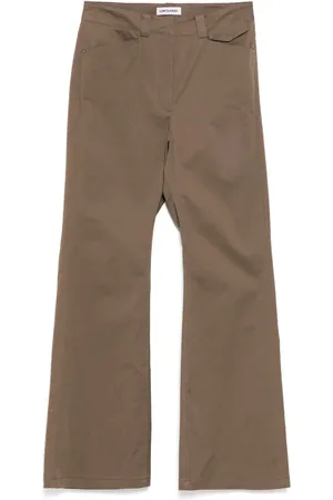 Low Classic Bootcut-bukser med læg