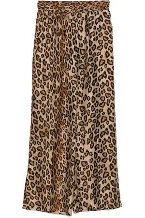 ALBERTO BIANI Bukser med leopardtryk