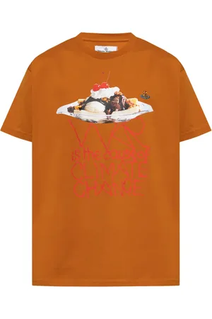 Vivienne Westwood T-shirt med orb-tryk
