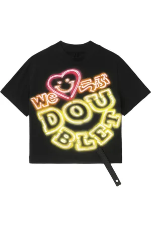 DOUBLET T-shirt med logotryk