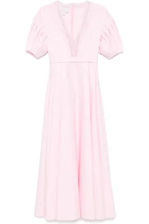 Giambattista Valli Poplin-kjole med lang pasform
