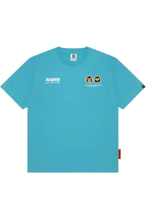A Bathing Ape T-shirt med logoapplikation