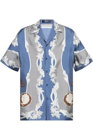 VERSACE Cameo silkeskjorte