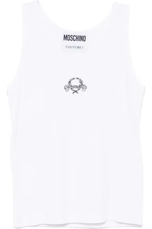 Moschino Vest med rund hals og afslappet pasform