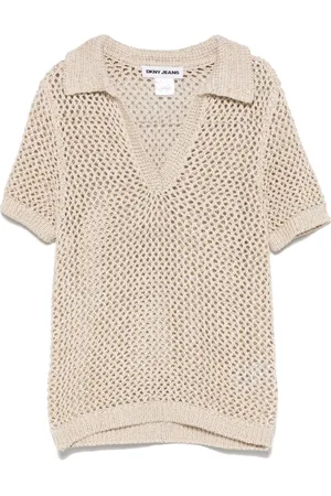 DKNY Top i åben strik