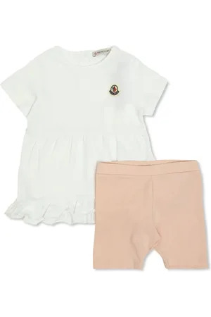 Moncler Shorts-sæt med logoapplikation
