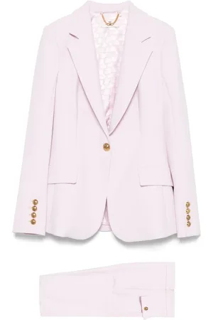 Elisabetta Franchi Enkeltradet frakke i crepe