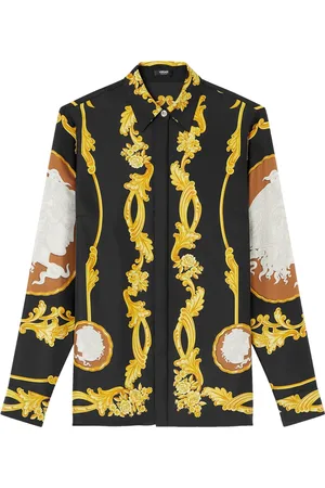 VERSACE Cameo silkeskjorte