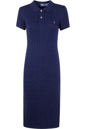 Ralph Lauren Mellemlang Polo Pony kjole