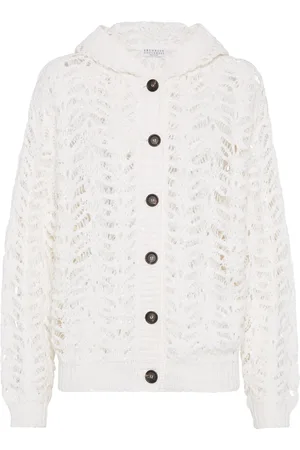 Brunello Cucinelli Cardigan med bladblonde